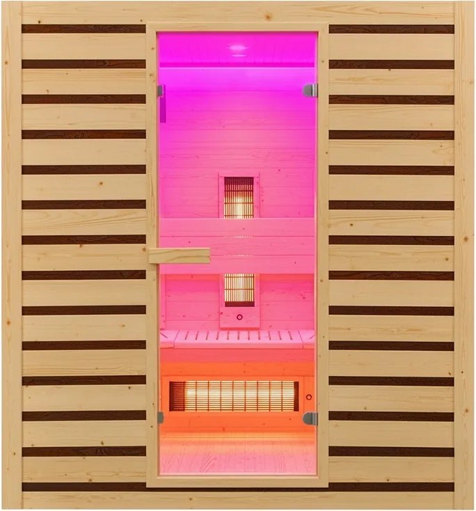 BPS-koupelny Infrasauna Relax HYD-6714 180x150, 4-5 osôb