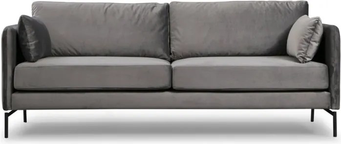 Třímístná pohovka Sino 217 cm šedá