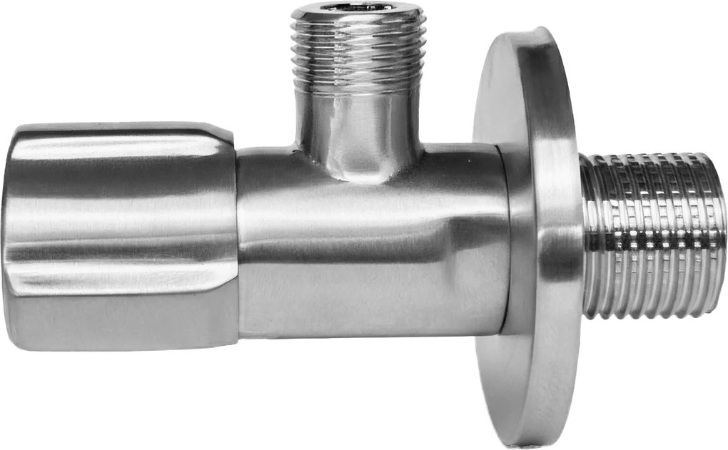Rea Rea, rohový ventil 1/2" x 3/8", brúsená oceľ, REA-03615