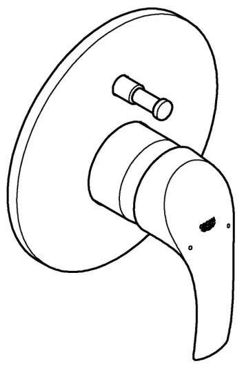 GROHE 33305002 - Vaňová batéria DN 15 lesklý chróm