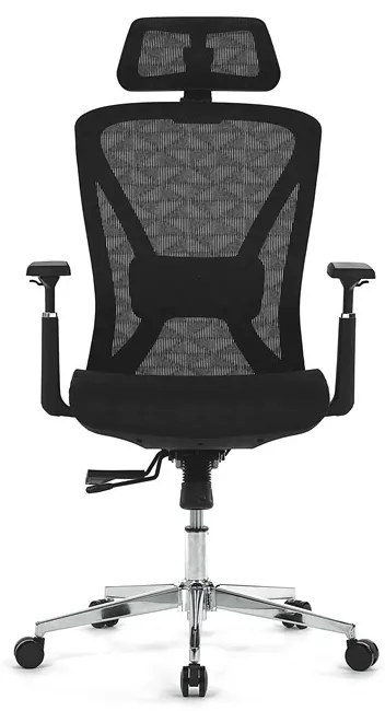 Autronic BONTEC Kancelárska stolička, synchrónny mechanizmus, čierna sieťovina, KA-S258 BK Farba: Čierna
