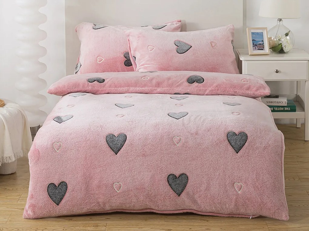 XPOSE® Mikroplyšové obliečky LOVE Exclusive (svietiaci efekt)