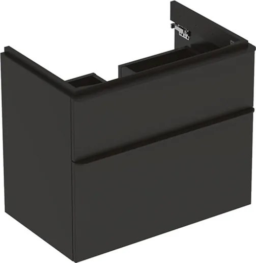 Geberit Smyle Square kúpeľňová skrinka pod umývadlo 73,4x62x47 cm v dekore láva 500.353.JK.1