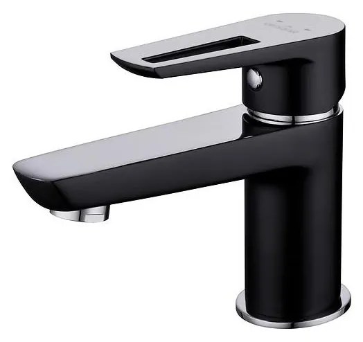 Cersanit S951-048 - Umývadlová batéria MILLE 13,4 cm čierna + výpust