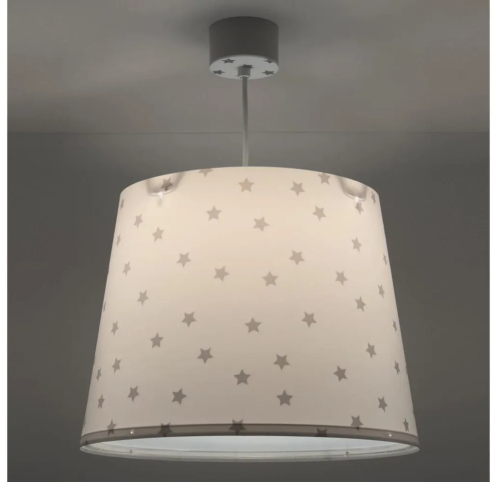 Dalber 82212B - Detský luster STAR LIGHT 1xE27/60W/230V biela