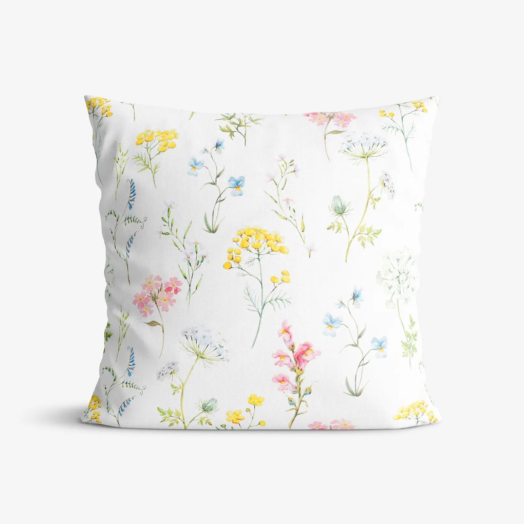 Goldea bavlnená obliečka na vankúš deluxe - kvitnúca jar 45 x 45 cm