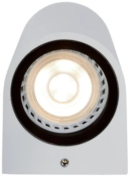 Lucide 69801/01/31 - Vonkajšie nástenné svietidlo ZARO 1xGU10/35W/230V IP44 biela