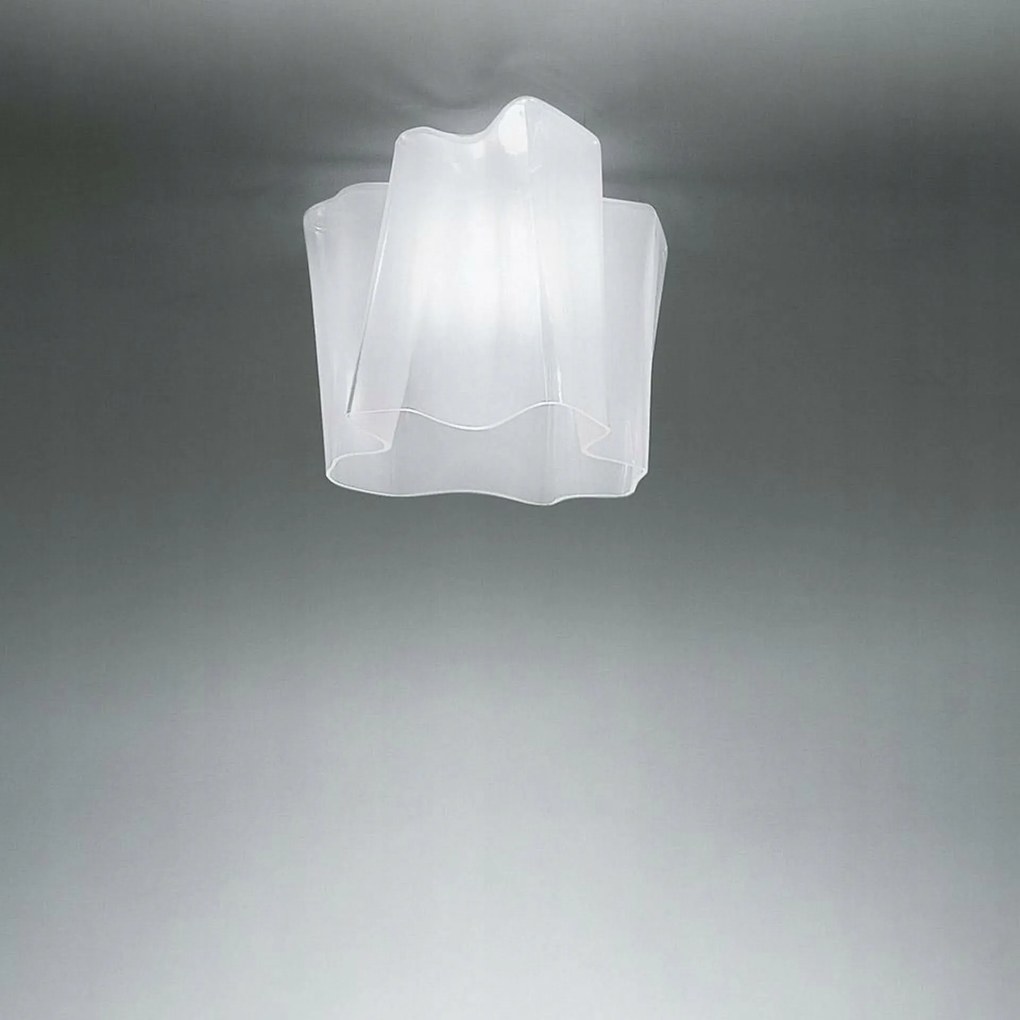 Artemide Logico stropné svietidlo, fumé difúzor, 400x400mm, E27, IP20
