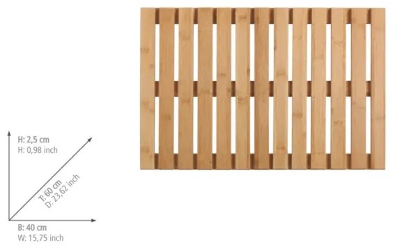 WENKO 23838100 – Predložka 40x60 cm hnedá