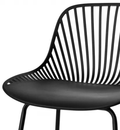 BEYTONA pultová stolička Čierna