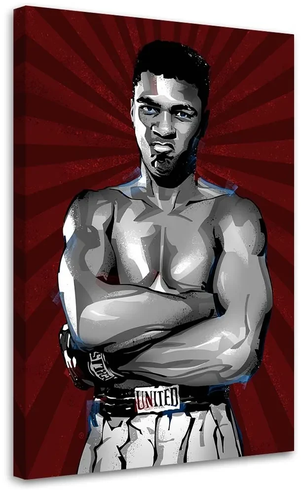 Gario Obraz na plátne Muhammad Ali - Nikita Abakumov Rozmery: 80 x 120 cm