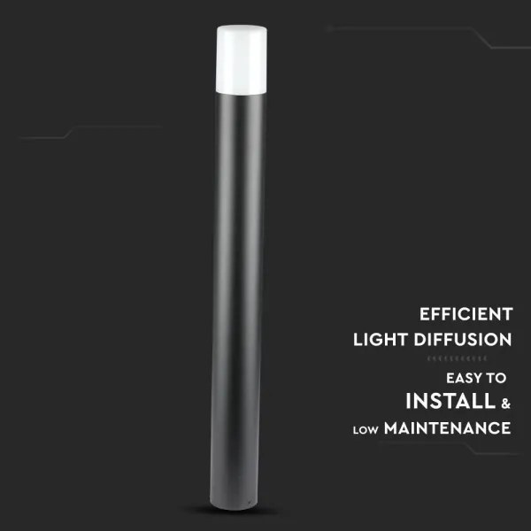 Vonkajšia lampa 1xGU10/35W/230V IP54 80 cm čierna