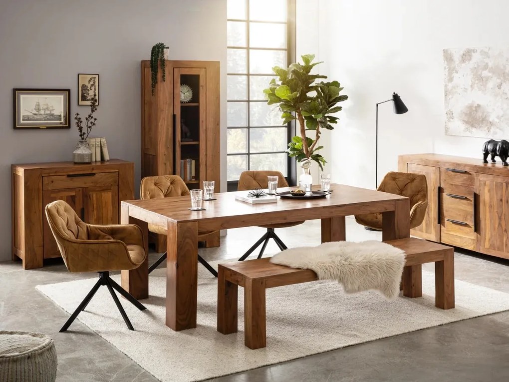 furniture-nabytek.cz - Lavice Osvaro 140x45 Akácie