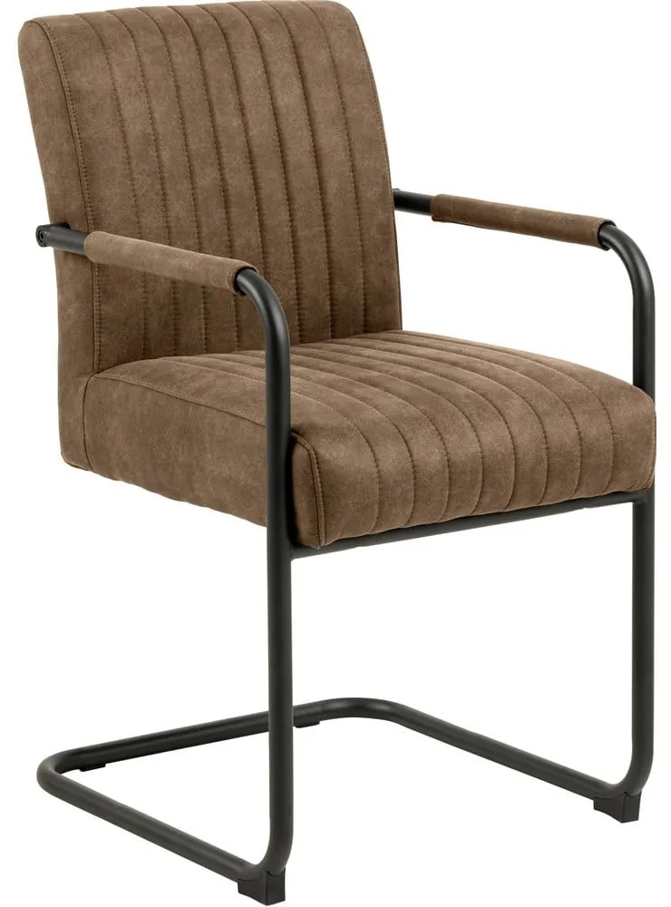 Hnedé jedálenské stoličky v súprave 2 ks Adele – Actona