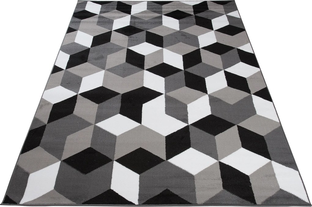 TA Koberec Q545A TMAVO ŠEDÁ MAYA PP EYM Rozmer: 80x150 cm