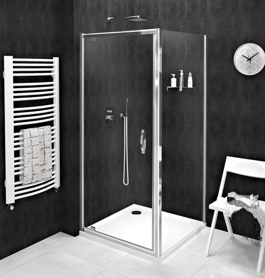 Gelco, SIGMA SIMPLY sprchové dvere posuvné pre rohový vstup 800 mm, číre sklo, GS2180