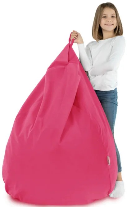 Plyšový sedací vak SAKO Ružový