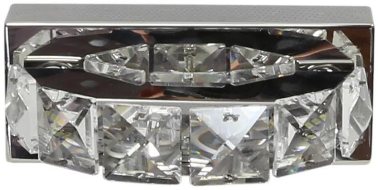CLX HUELVA moderné nástenné LED svietidlo, 1x3W, studená biela