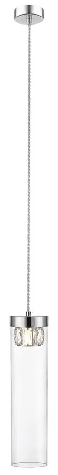 Zuma Line P0389-01D-F4AC - Krištáľový luster na lanku GEM 1xG9/28W/230V