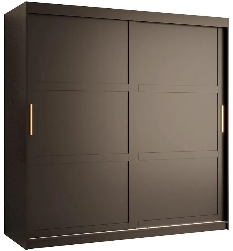 Skriňa Amiro 1 180 čierny/čierny