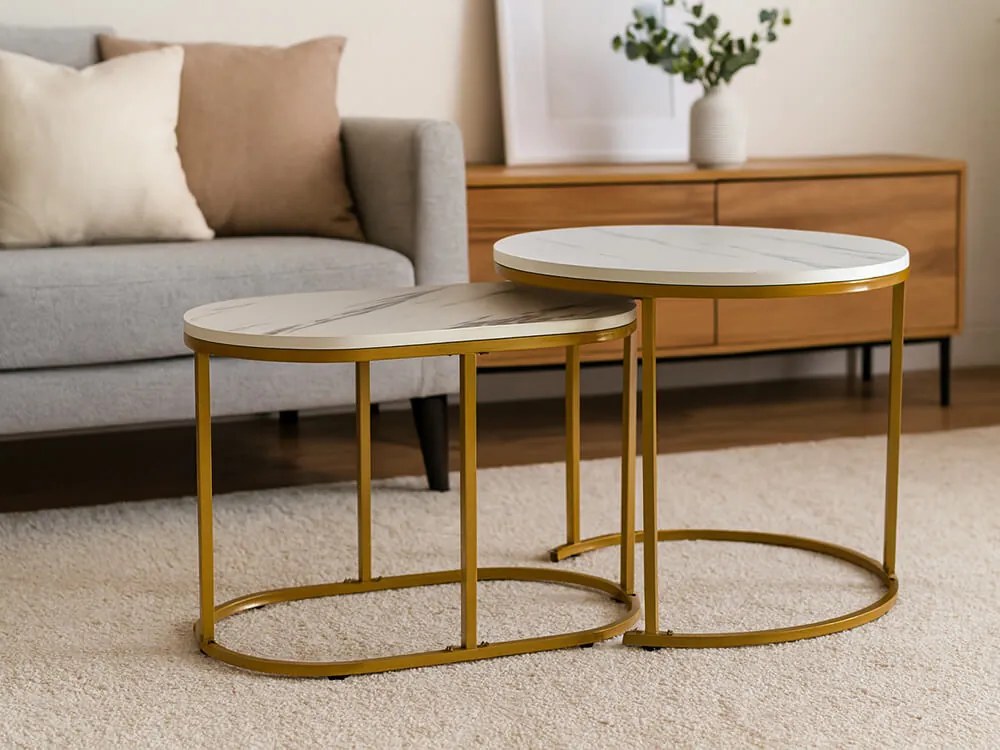 CH Konferenčné stolíky Cony - biela