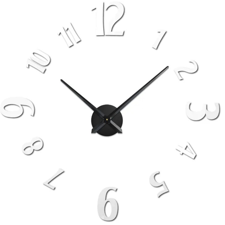 Moderné nástenné hodiny s unikátnym rozmiestnením číslic I SENTOP 12S035 12S024