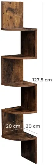Rohová policová knižnica Trixy