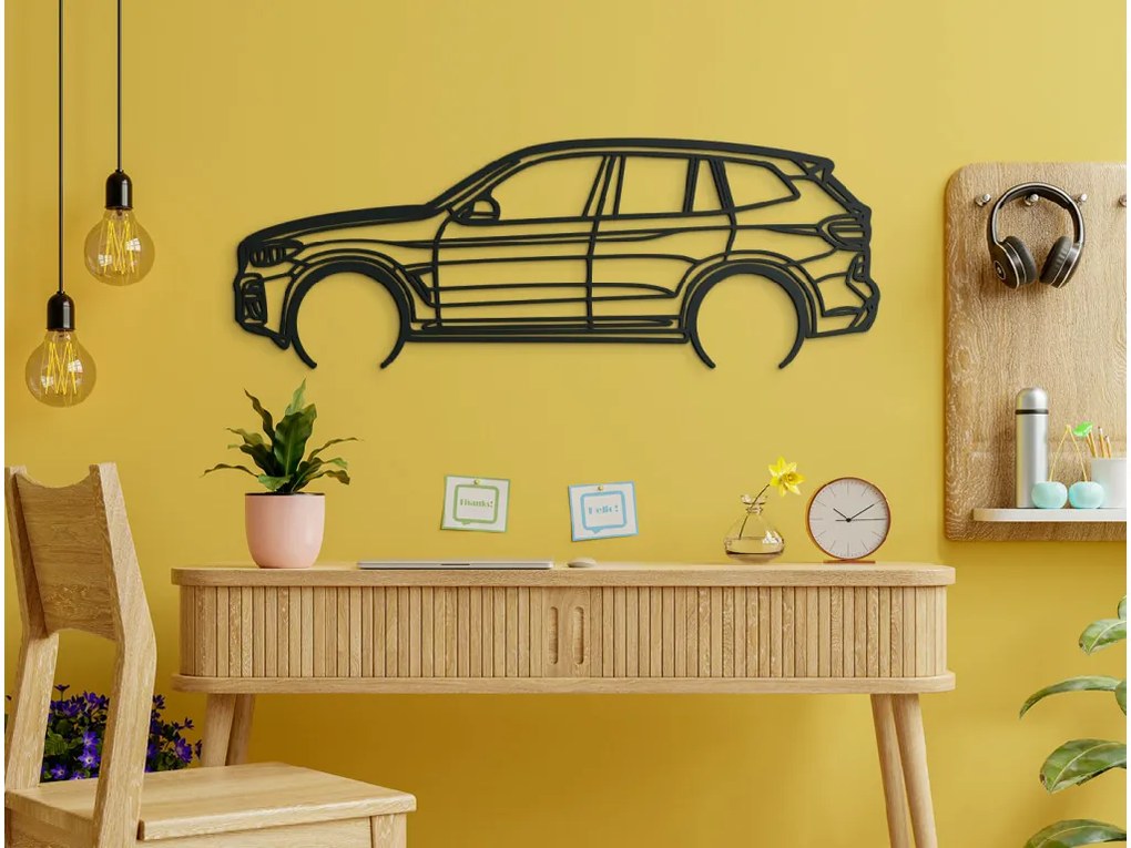 drevko Moderná nálepka BMW X3 Rozmer obrazu: 30,5 x 86 cm, Farba dekorácie: Čierna