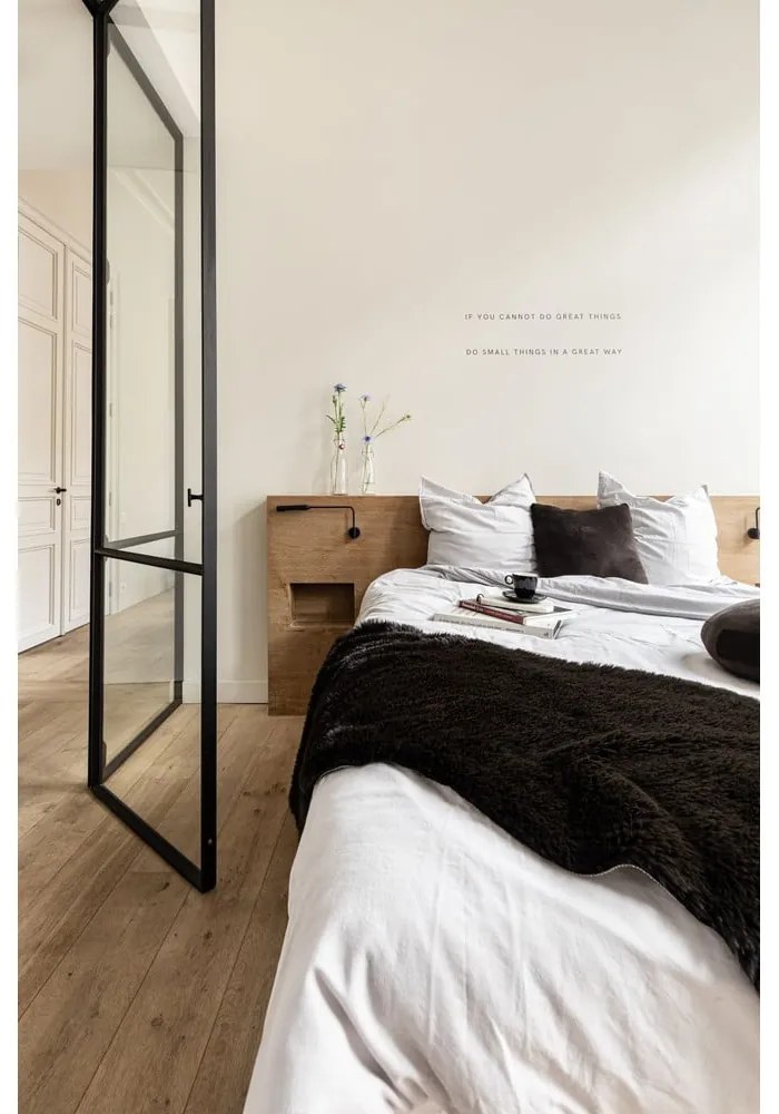 Čierna umelá kožušina Tiseco Home Studio Lambskin, 60 x 180 cm