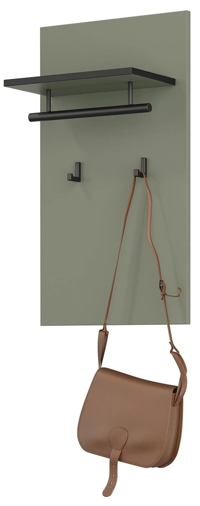 Vešiakový panel Crossroad H G03 (borovica zelená + čierna). Vlastná spoľahlivá doprava až k Vám domov. 1118195