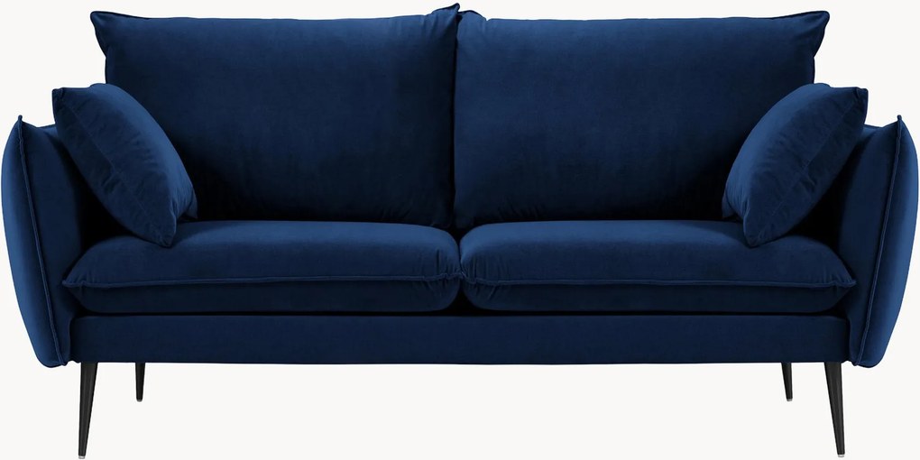 Zamatová pohovka Elio (2-miestna), Š 158 cm