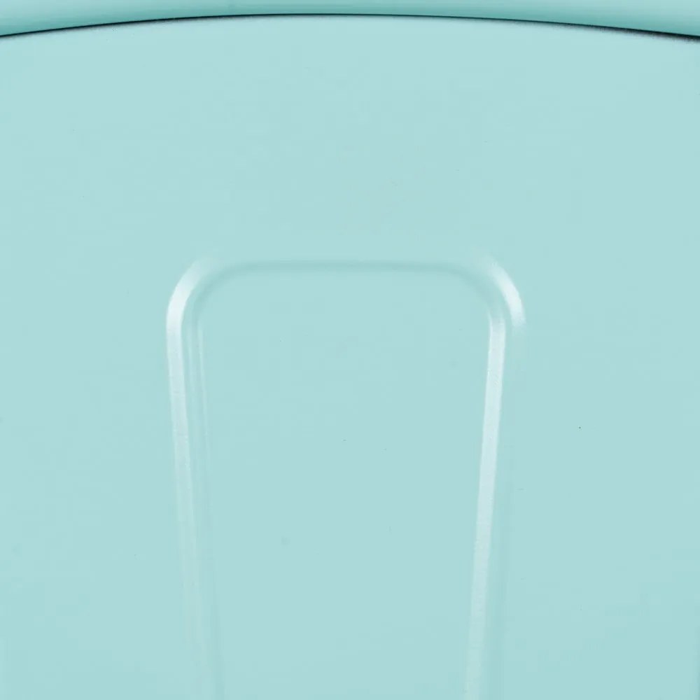 Tyrkysové kovové jedálenské stoličky v súprave 2 ks – Ixia