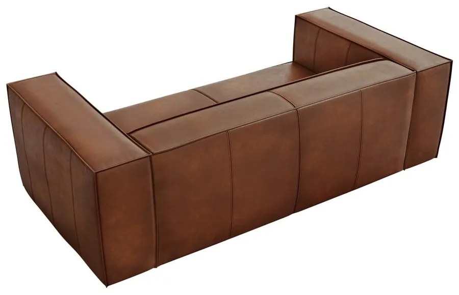 Koňakovohnedá kožená pohovka 212 cm Madame - Windsor & Co Sofas