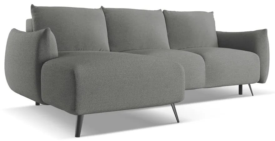 Svetlosivá rohová pohovka (ľavý roh) Malie – Makamii