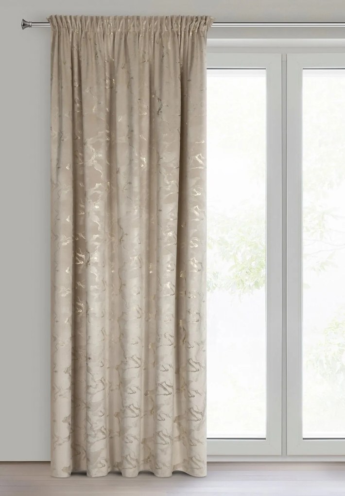 ZATEMŇOVACÍ ZÁVES NA PÁSKE RAJA 140X270 CM VZOROVANÁ