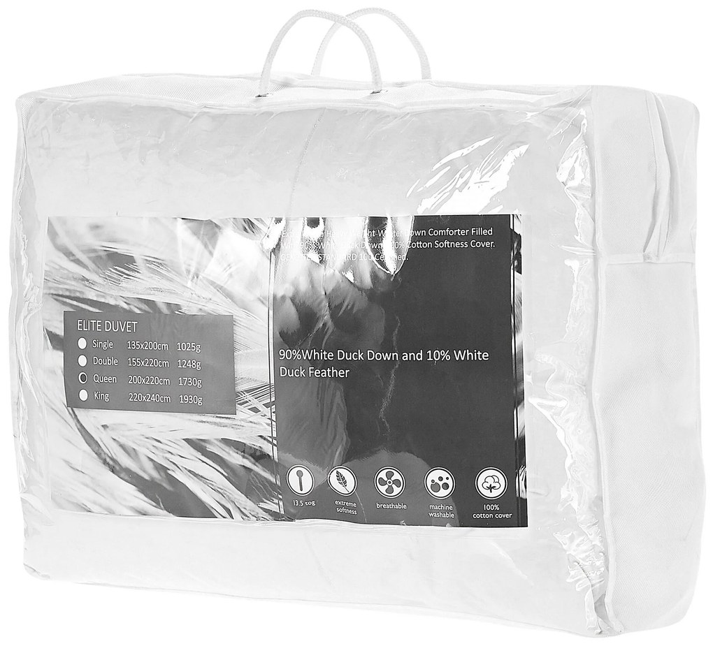 Páperová posteľná prikrývka 200 x 220 cm extra hrejivá GROSSGLOCKNER Beliani