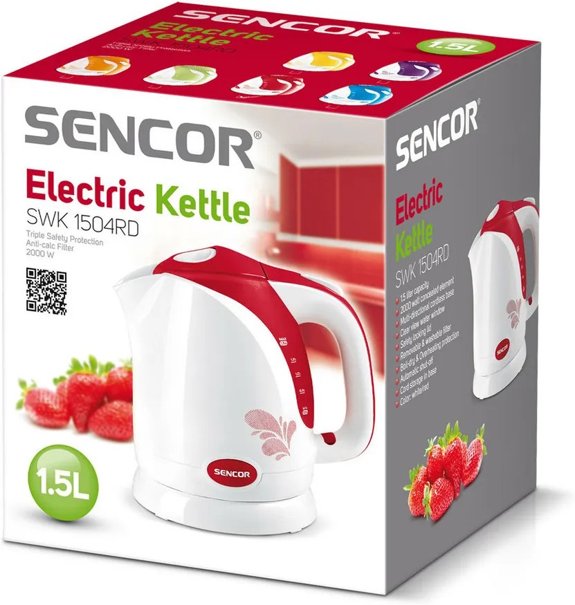 FAST SENCOR SWK 1504RD Rýchlovarná kanvica