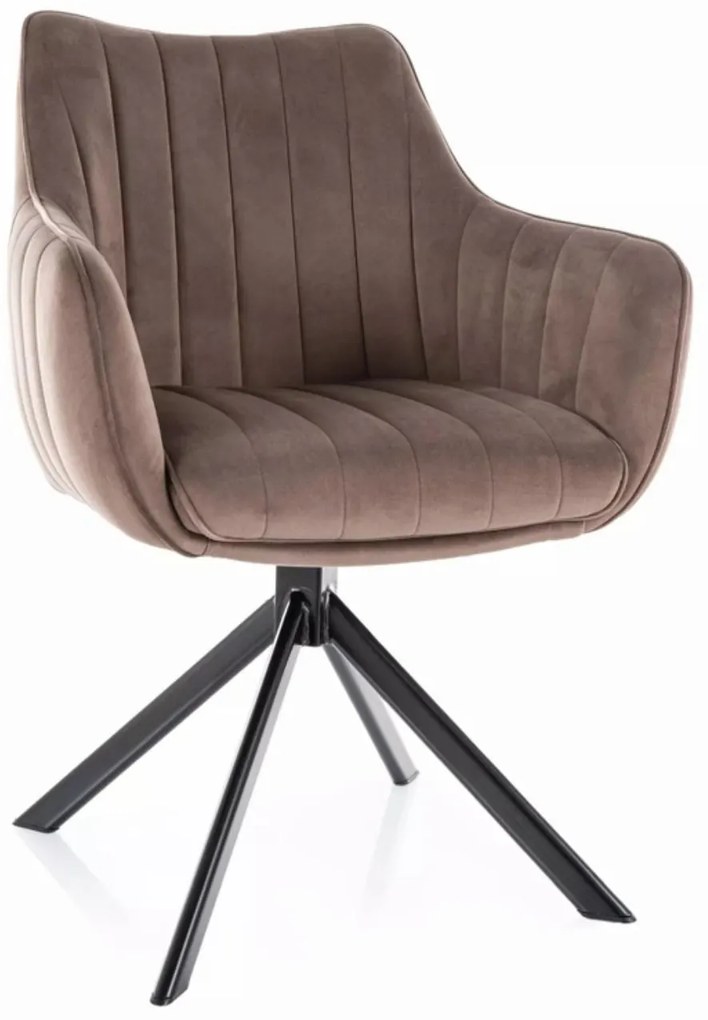 Stolička Azalia Velvet cappuccino