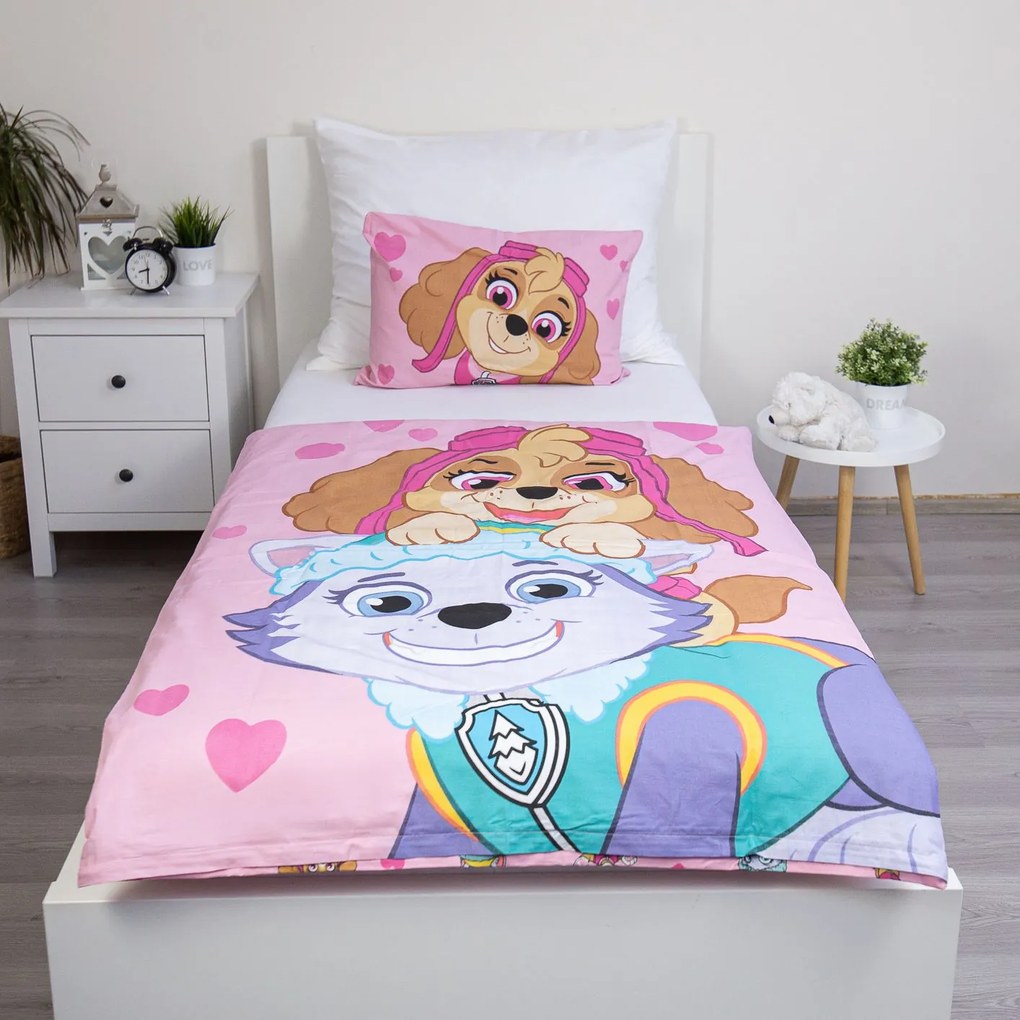 Jerry Fabrics Obliečky do postieľky 100x135 + 40x60 cm - Labkova patrola "PP526"