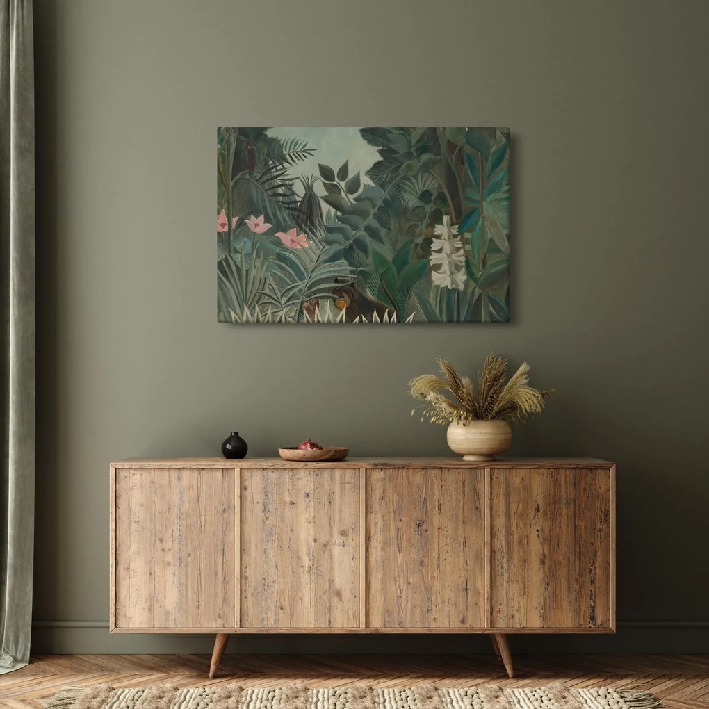 Obraz - Henri Rousseau, The Equatorial Jungle, reprodukcia (90x60 cm)