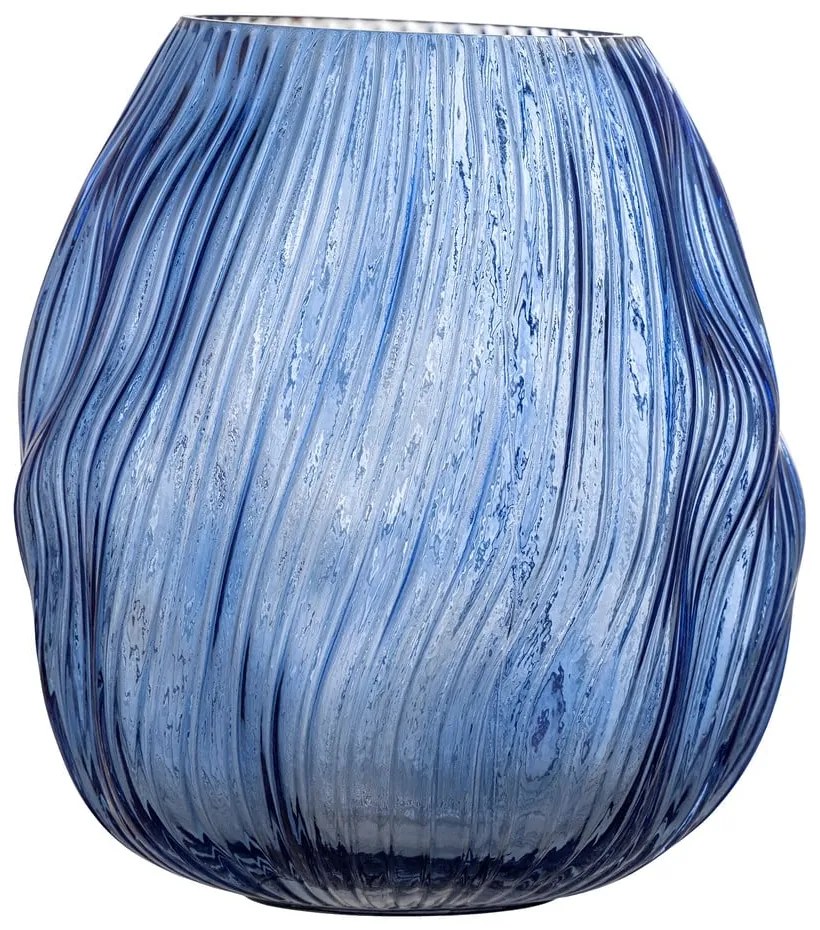 Modrá sklenená váza Leyla – Bloomingville