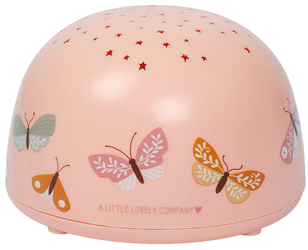 A Little Lovely Company - lampa s projektorom - motýliky
