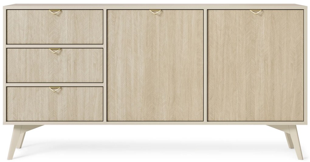 Komoda Les II 158 cm béžová