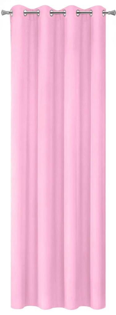 Hotový záves RITA 140 x 250 cm svetlý rúžový