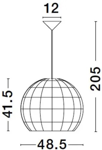 Rustikálny luster Marlo 48 Ratan