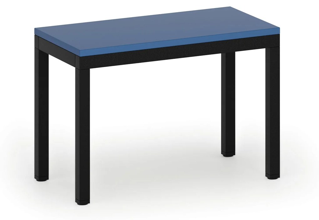 Šatníková lavica, sedák - lamino, dĺžka 600 mm, modrá