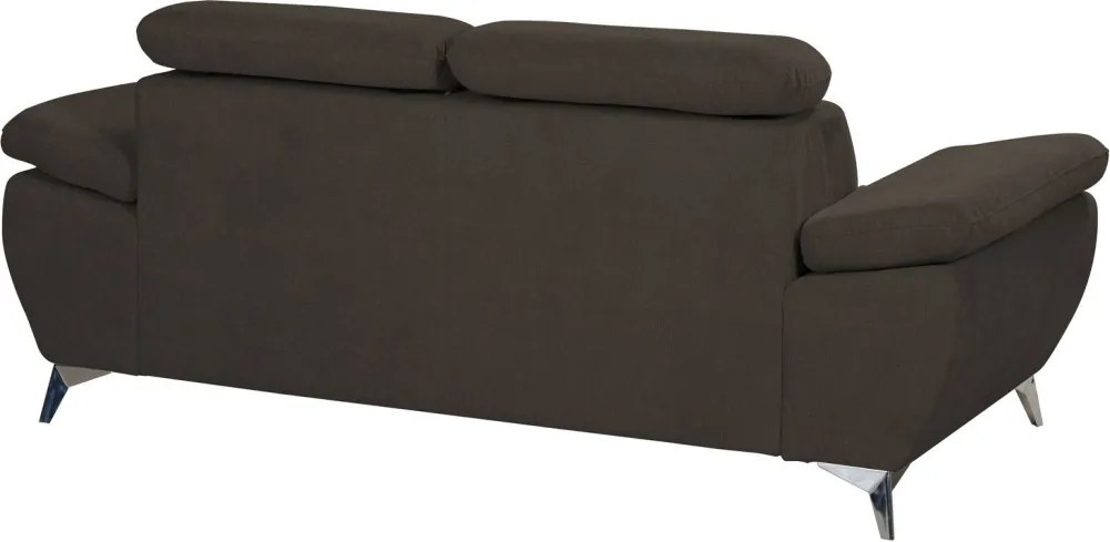 Dvojsedák Gisele, tmavo hnedá espresso látka