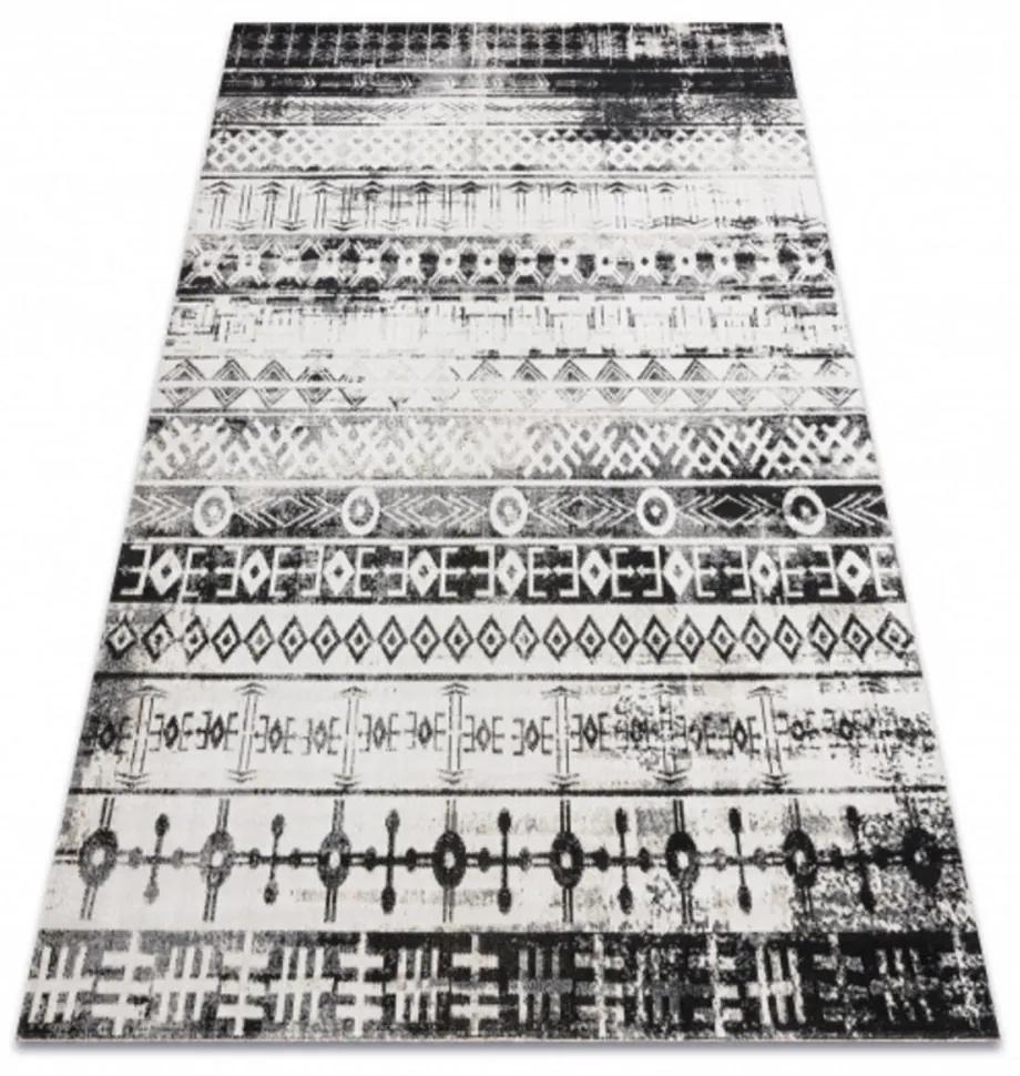 Kusový koberec Sergio sivočierny 180x270cm