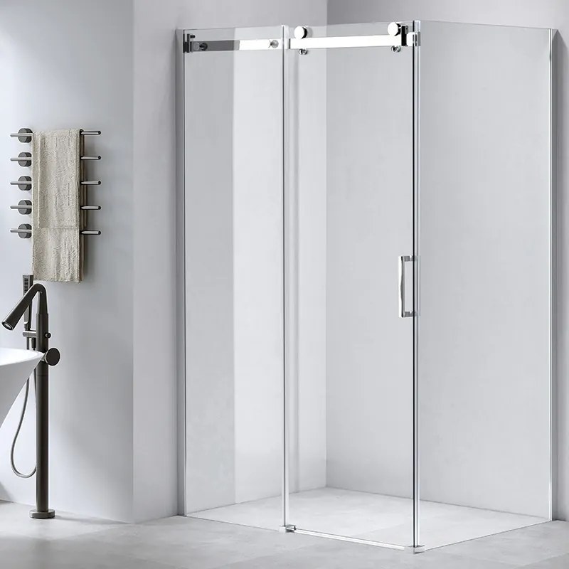 BPS-koupelny Obdĺžnikový sprchovací kút HYD-OK203C 120x80 chróm/transparent - bez vaničky