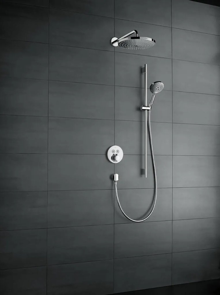 Hansgrohe Shower Select, batéria pod omietku na 2 spotrebiče, chrómová, HAN-15748000